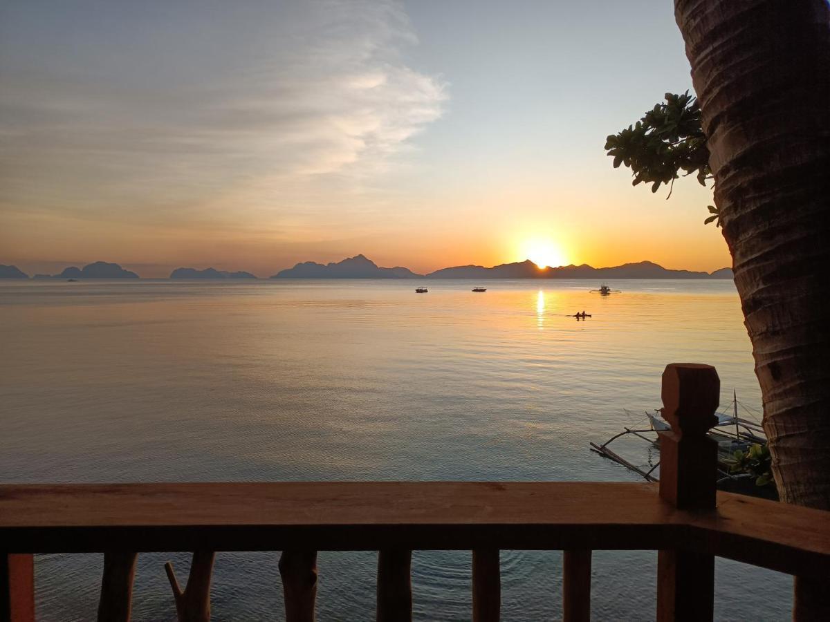 Hut Sunset Island View Hotel El Nido Exterior photo